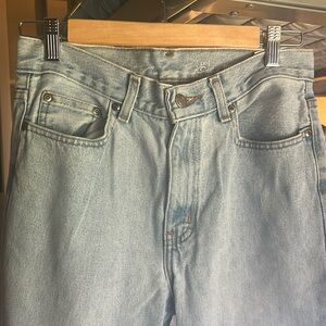 Straight leg mom jeans